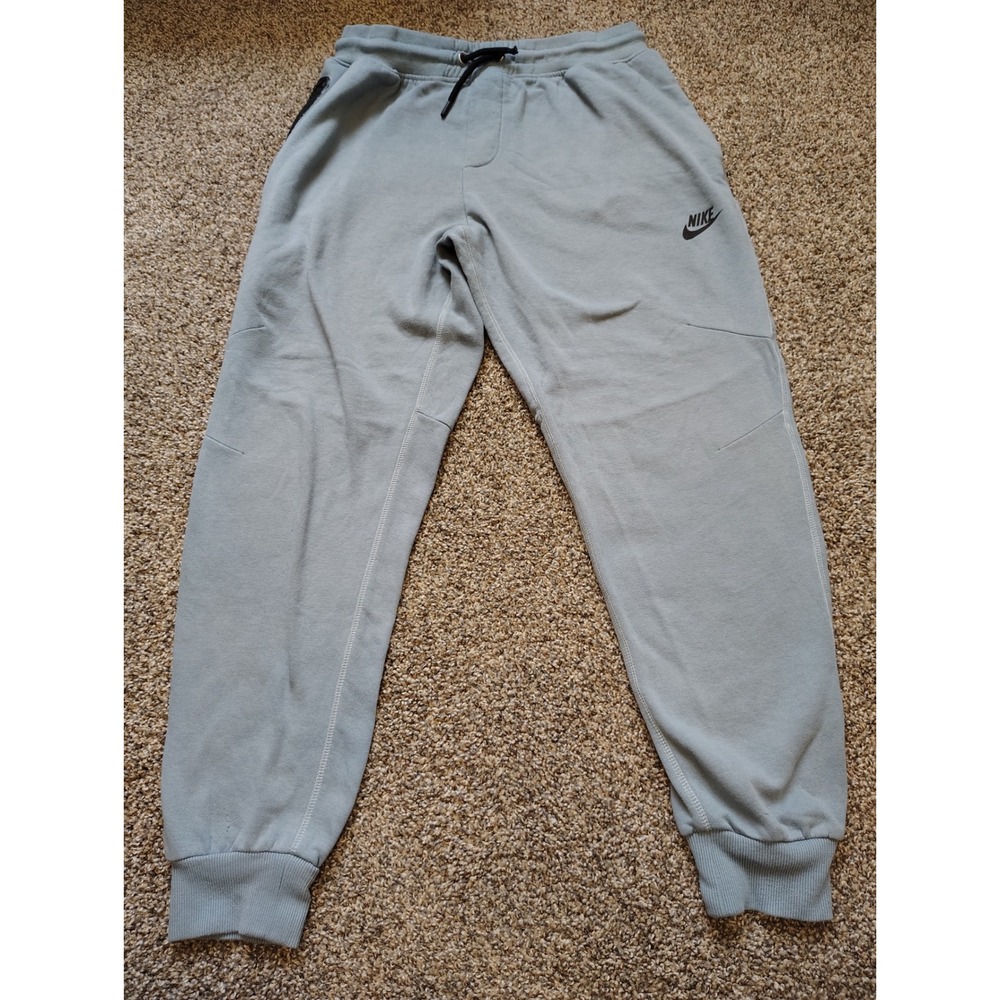 Nike Sportswear Tech Fleece Joggers Mens Large Blue Grey Tapered Sweatpants